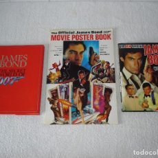 Libros de segunda mano: JAMES BOND: THE MOVIE BOOK / THE SECRET WORLD OF 007 / MOVIE POSTER BOOK (EN IDIOMA INGLES)