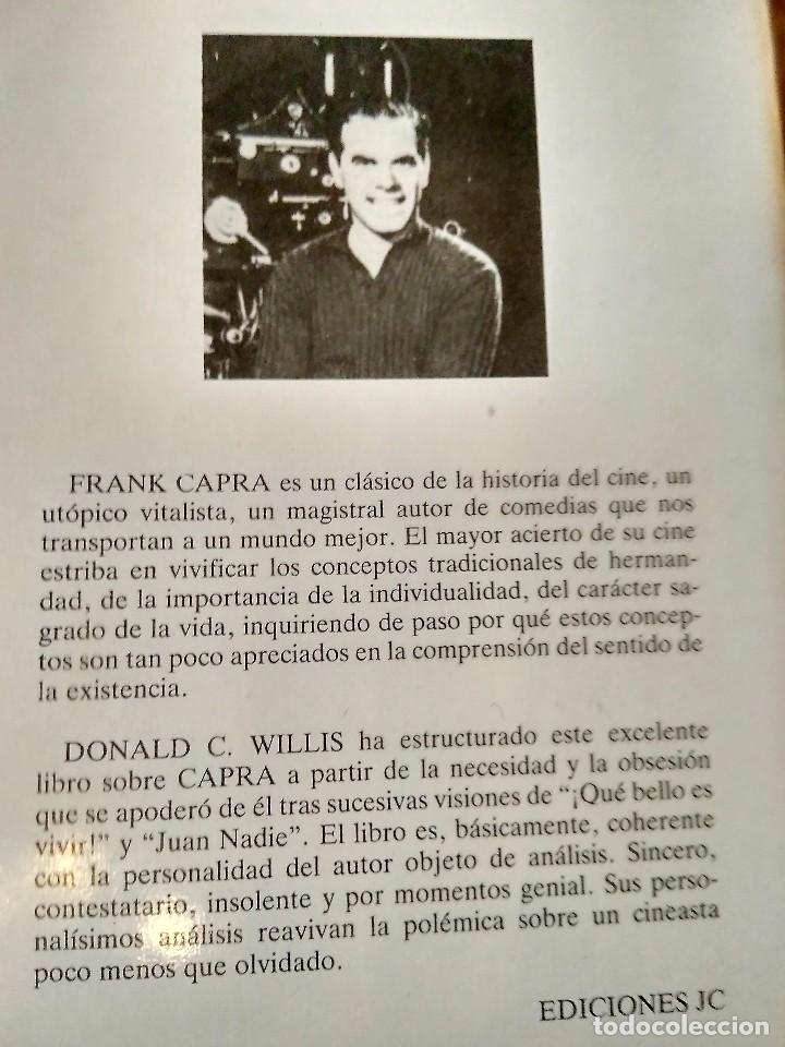 Libros de segunda mano: Frank Capra.-Donald C. Willis.- Ed. JC - Foto 2