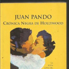 Libros de segunda mano: JUAN PANDO. CRONICA NEGRA DE HOLLYWOOD. ESPASA
