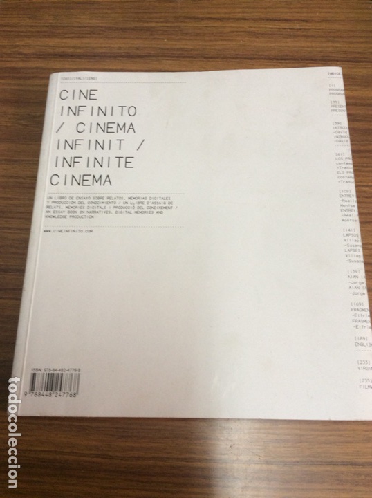 Libros de segunda mano: CINE INFINITO. - Foto 1