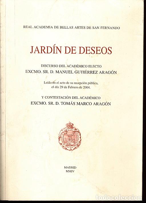 Libros de segunda mano: JARDIN DE DESEOS. - GUTIERREZ ARAGON, Manuel. - Foto 1