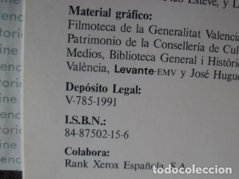 Libros de segunda mano: HISTORIA DEL CINE VALENCIANO - Foto 2