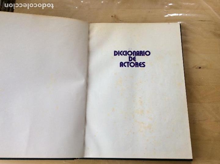Libros de segunda mano: Diccionario de actores a&ntilde;o 72 - Foto 2
