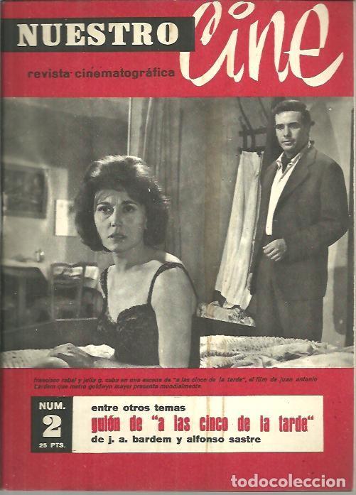 Libros de segunda mano: NUESTRO CINE. NUM. 2. - REVISTA. - Foto 1