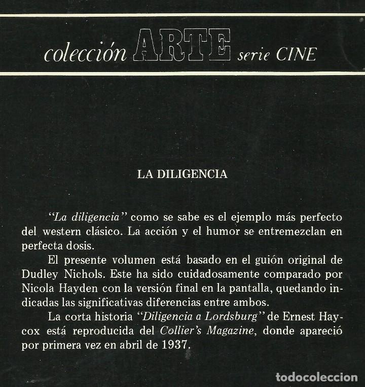 Libros de segunda mano: DUDLEY NICHOLS - LA DILIGENCIA. JOHN FORD - Foto 2