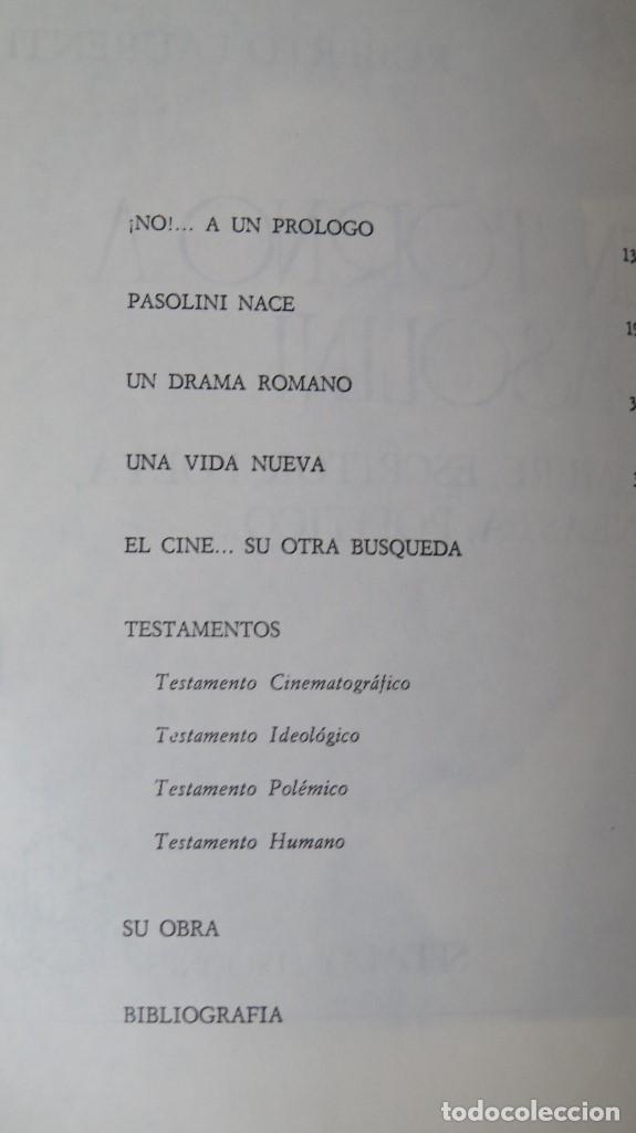 Libros de segunda mano: EN TORNO A PASOLINI. ROBERTO LAURENTI - Foto 2