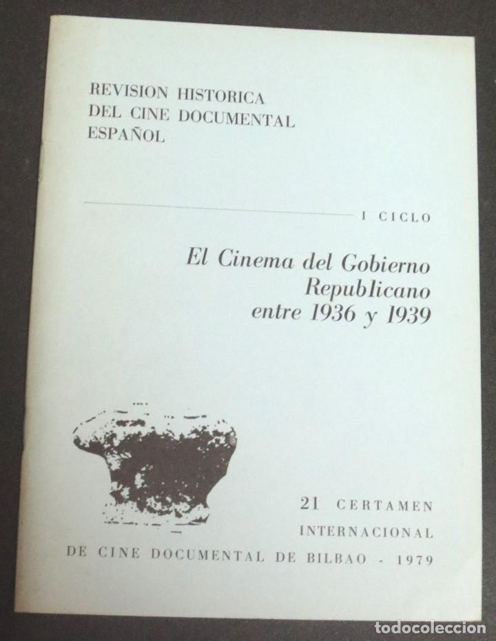Livros em segunda m&atilde;o: EL CINEMA DEL GOBIERNO REPUBLICANO ENTRE 1936 Y 1939 A&Ntilde;O 1979