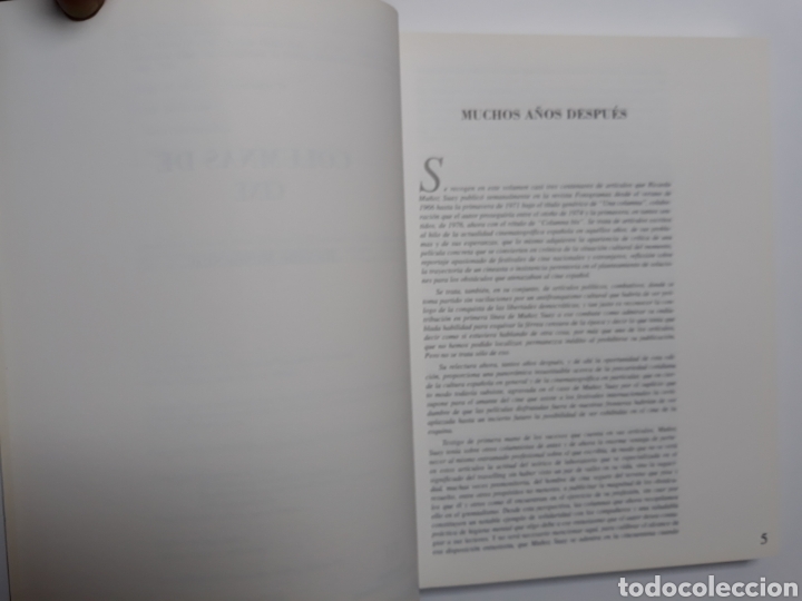 Libros de segunda mano: Cine . Columnas de cine Ricardo Mu&ntilde;oz Suay - Foto 6
