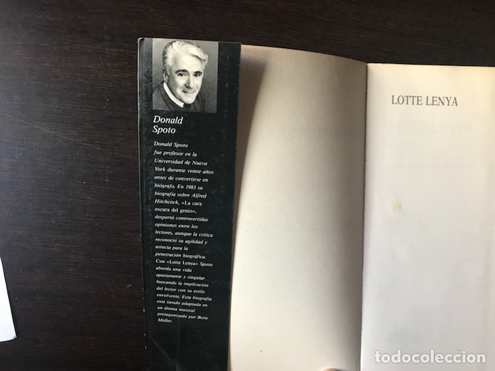 Libros de segunda mano: Lotte Lenya. Donald Spoto. Circe - Foto 3