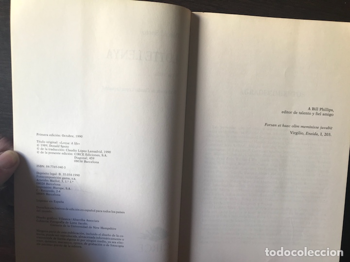 Libros de segunda mano: Lotte Lenya. Donald Spoto. Circe - Foto 4