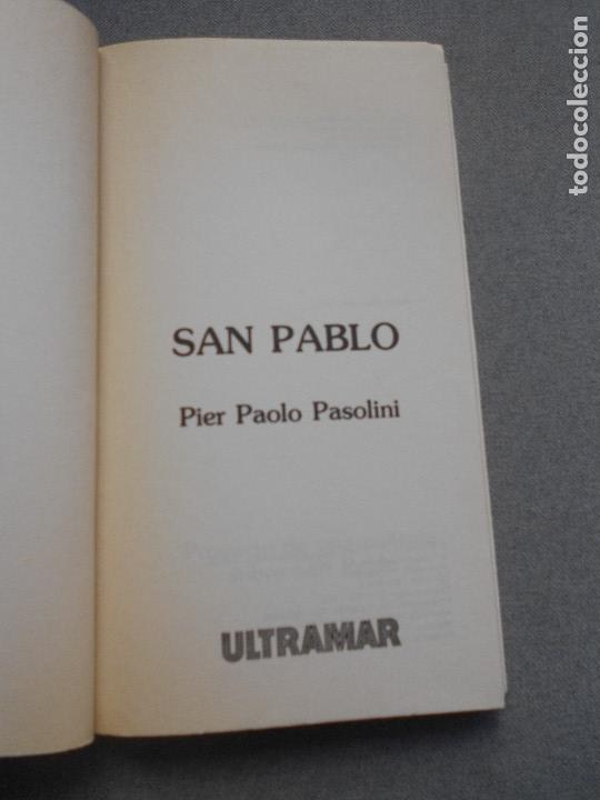 Libros de segunda mano: SAN PABLO. PIER PAOLO PASOLINI - Foto 2
