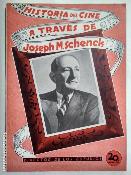 Livros em segunda m&atilde;o: HISTORIA DEL CINE A TRAVES DE JOSEPH  M. SCHENCK, 20 CENTURY FOX, 40 PAG 15 X 21 CM