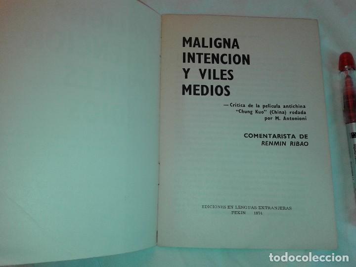 Libros de segunda mano: MALIGNA INTENCION Y VILES MEDIOS, (T 1-8) - Foto 3