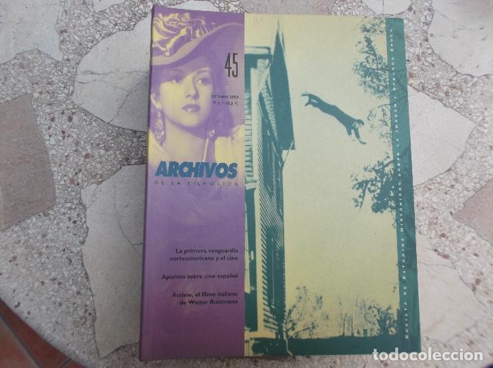 Gebrauchte B&uuml;cher: archivos de la filmoteca n&ordm; 45, 2003,ilustrado,la primera vanguardia norteamericana y el cine