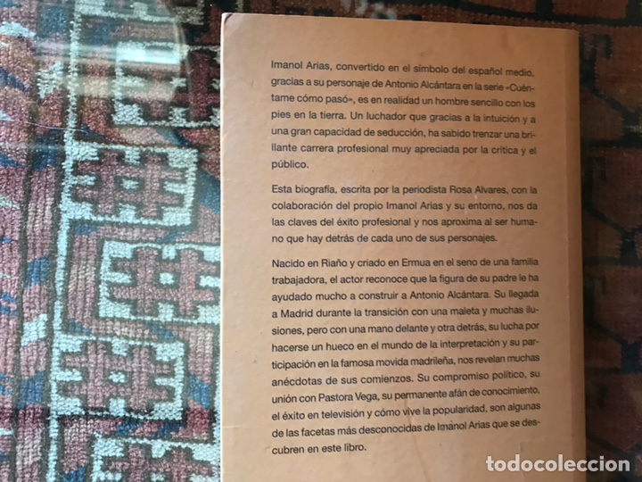 Libros de segunda mano: Imanol Arias. Rosa &Aacute;lvarez - Foto 2