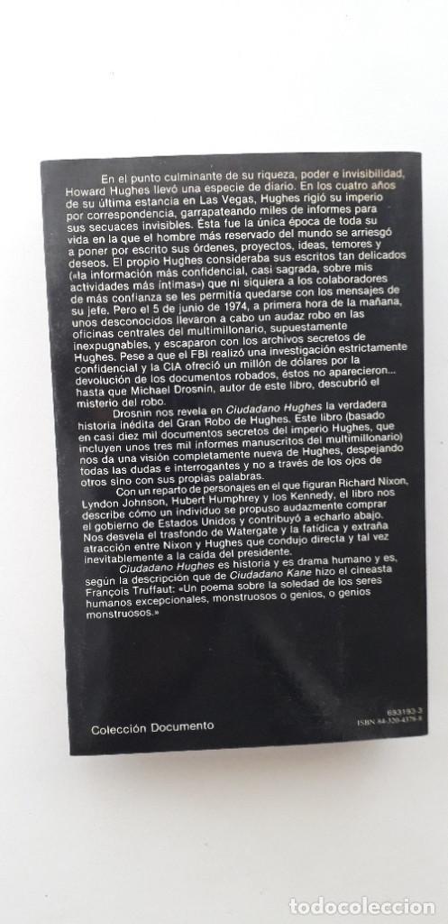Libros de segunda mano: CIUDADANO HUGHES - MICHAEL DROSNIN - Foto 3