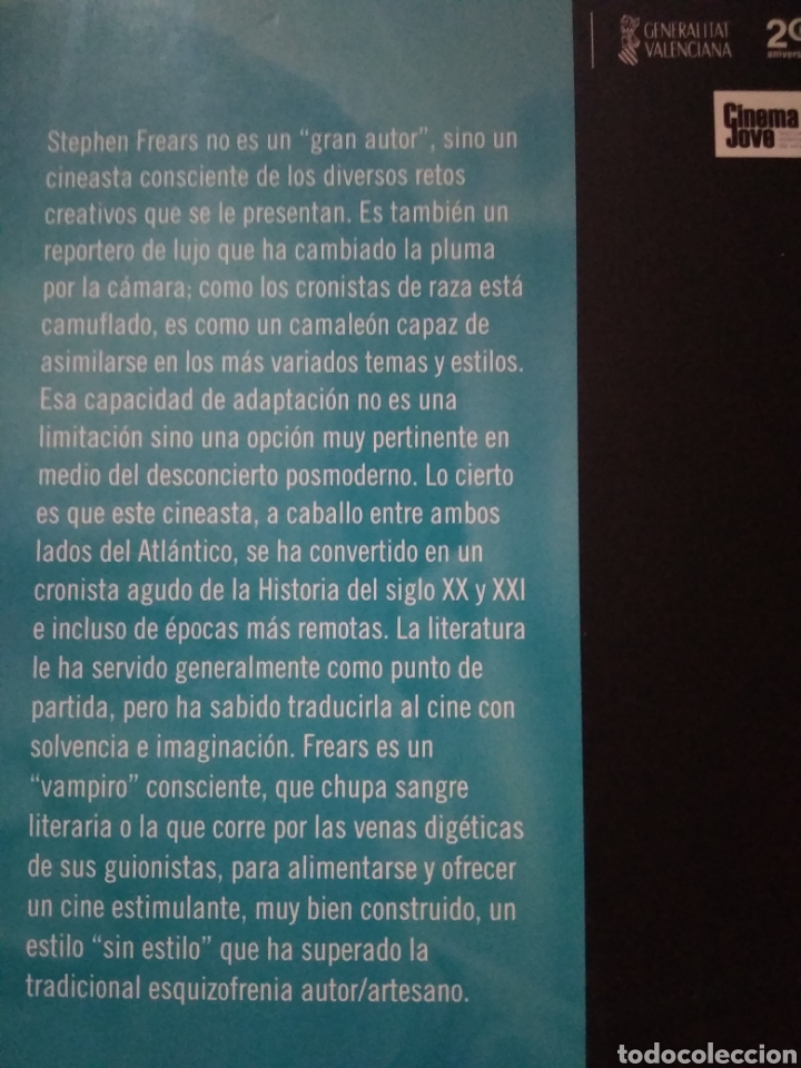 Libros de segunda mano: Stephen frears: el cronista camale&oacute;nico. Javier Hern&aacute;ndez Ru&iacute;z - Foto 2