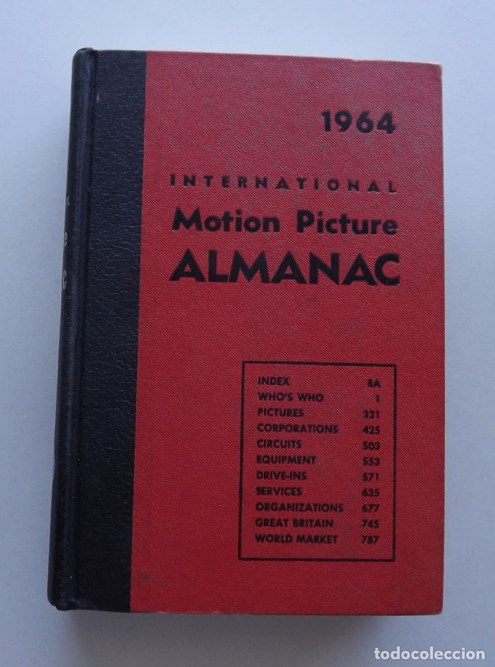 Libros de segunda mano: 1964 Motion Picture Almanac - Foto 1