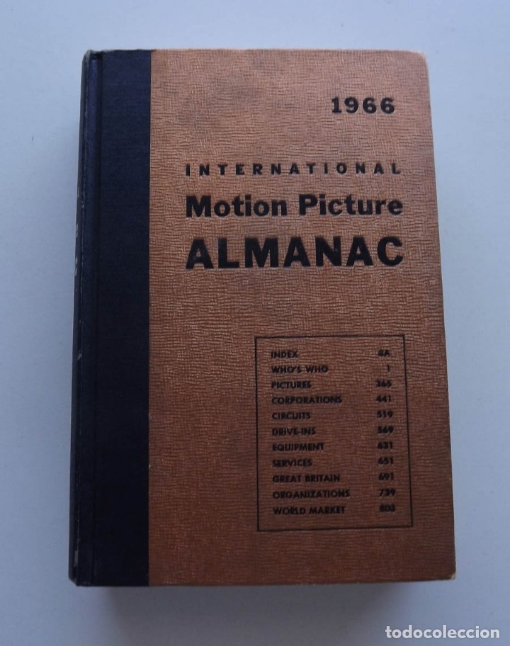 Libros de segunda mano: 1966 Motion Picture Almanac - Foto 1