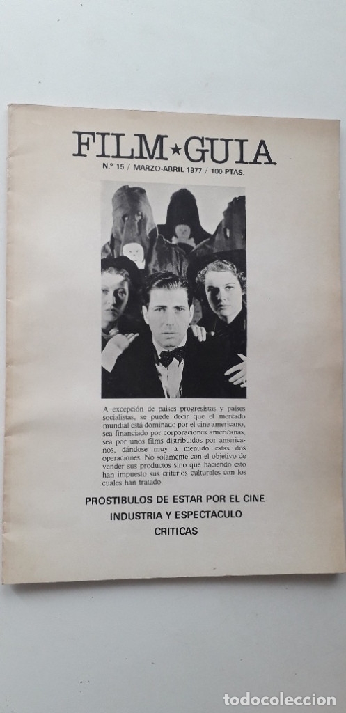Libros de segunda mano: REVISTA FILM - GU&Iacute;A N&ordm; 15 MARZO-ABRIL 1977
