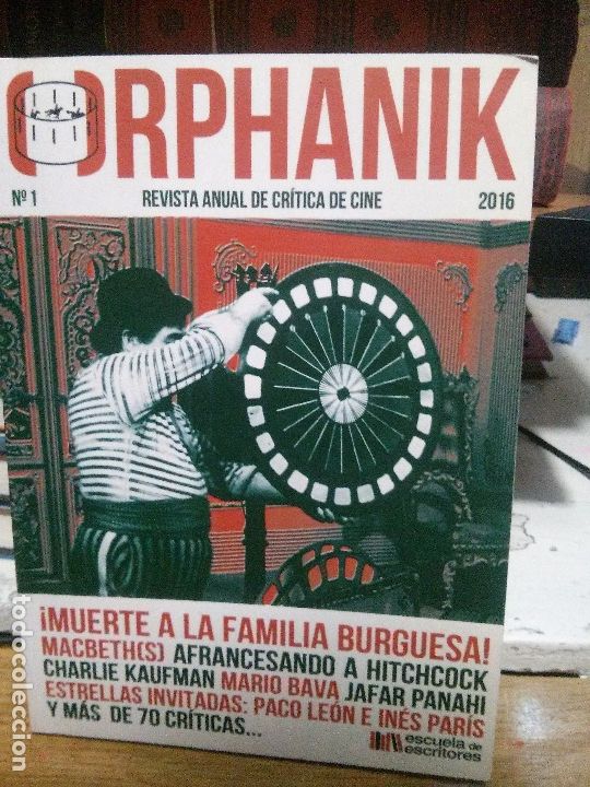 Gebrauchte B&uuml;cher: Orphanik, Revisa anual de cr&iacute;tica de cine, 2016, Escuela de escritores