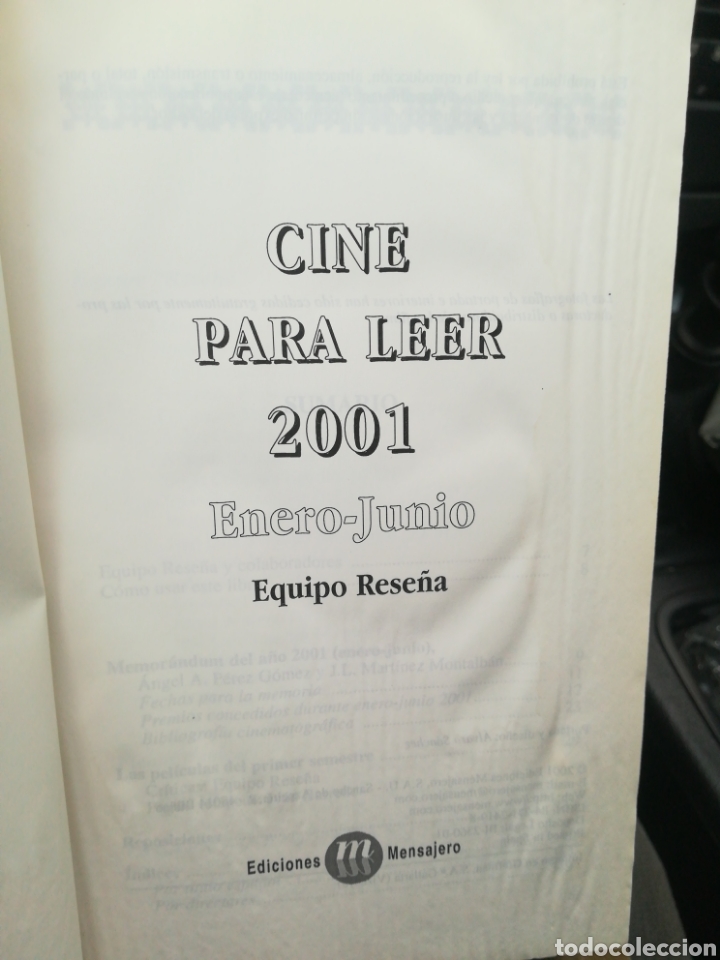 Libros de segunda mano: Cine para leer 2001 enero - junio - Foto 3