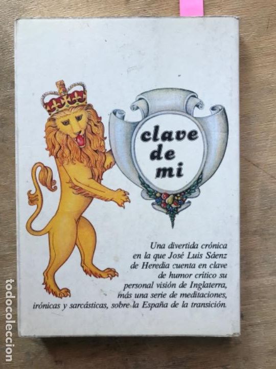 Libros de segunda mano: CLAVE DE M&Iacute;. JOS&Eacute; LUIS S&Aacute;ENZ DE HEREDIA. EJEMPLAR DEDICADO. - Foto 5