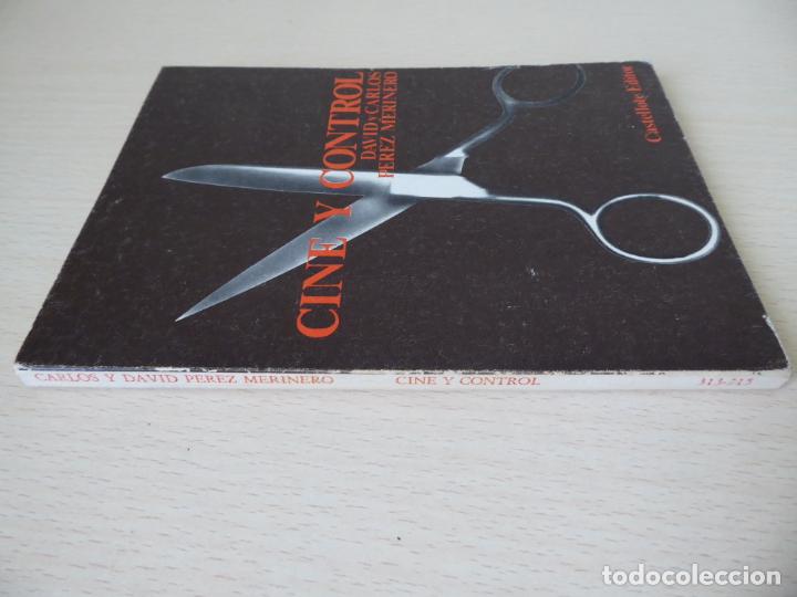 Libros de segunda mano: CINE Y CONTROL,  de  DAVID / CARLOS PEREZ MERINERO - Foto 3