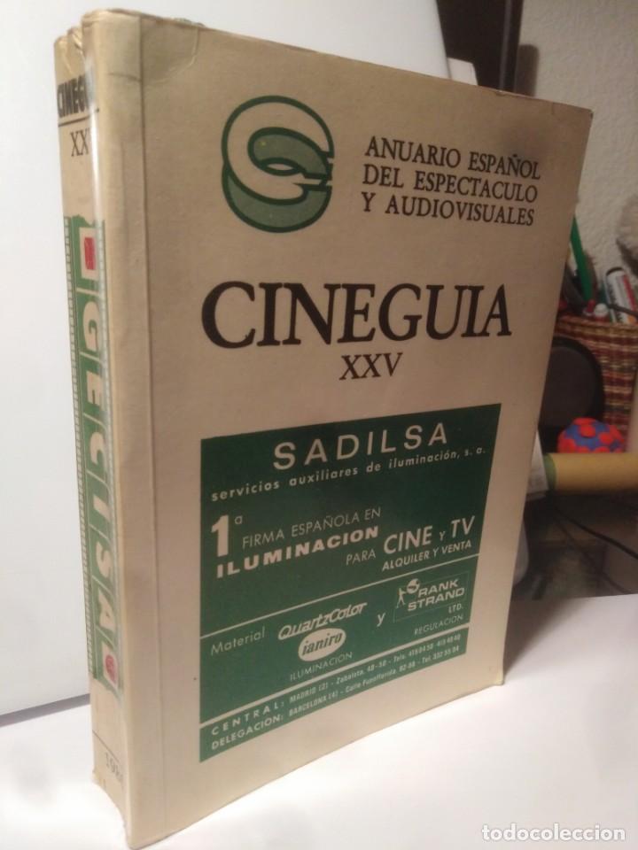 Second hand books: CINEGUIA XXV - ANUARIO ESPA&Ntilde;OL DEL ESPECT&Aacute;CULO Y AUDIOVISUALES - 1986