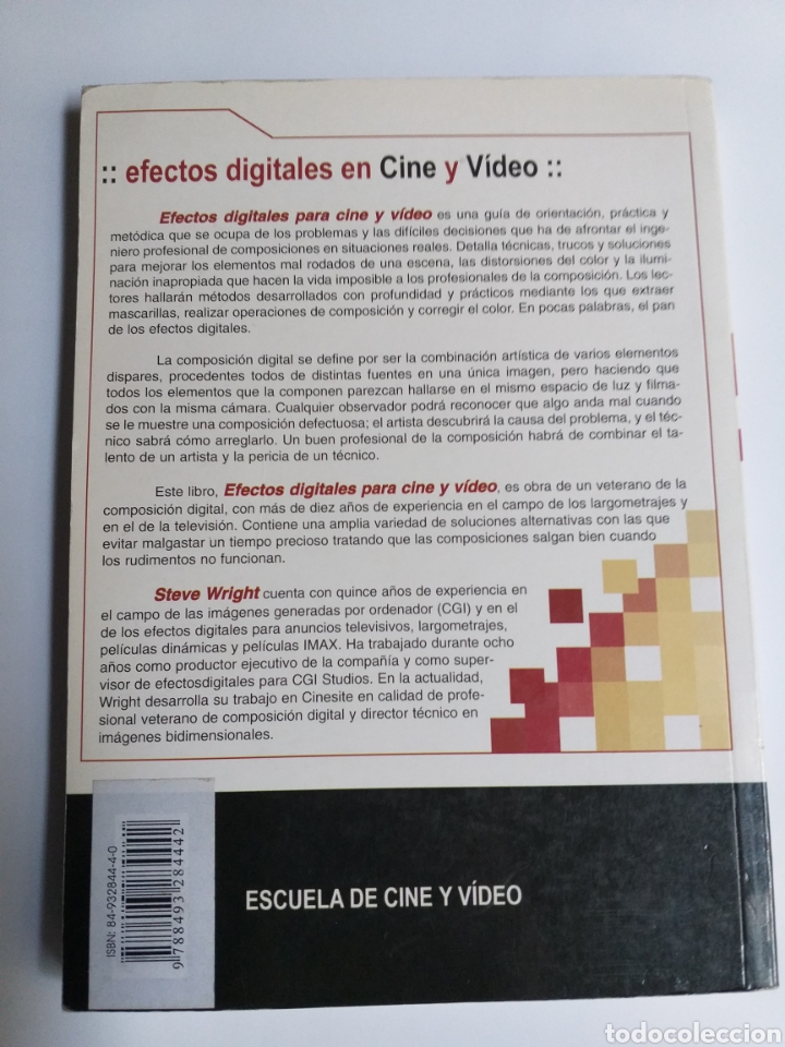Libros de segunda mano: Efectos digitales en cine y v&iacute;deo Steve Wright - Foto 6