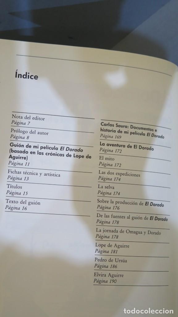 Libros de segunda mano: EL DORADO. CARLOS SAURA - Foto 2