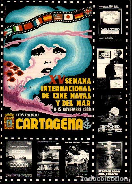 Livros em segunda m&atilde;o: XV SEMANA INTERNACIONAL DE CINE NAVAL Y DEL MAR. - CATALOGO.
