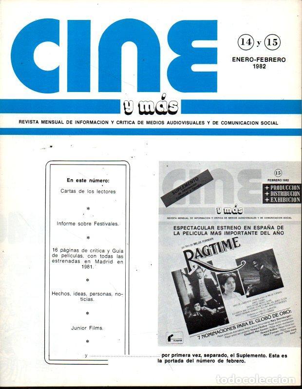 Gebrauchte B&uuml;cher: CINE Y MAS. N.14 Y 15. ENERO-FEBRERO 1982. - REVISTA.