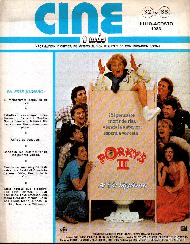 Gebrauchte B&uuml;cher: CINE Y MAS. N.32 Y 33. JULIO-AGOSTO 1983. - REVISTA.