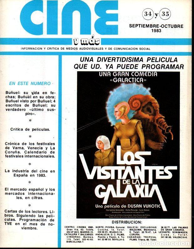 Gebrauchte B&uuml;cher: CINE Y MAS. N.34 Y 35. SEPTIEMBRE-OCTUBRE 1983. - REVISTA.