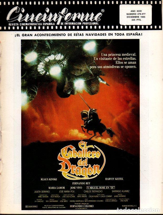 Gebrauchte B&uuml;cher: CINEINFORME. A&Ntilde;O XXIV. N.476-477. DICIEMBRE 1985. - REVISTA.