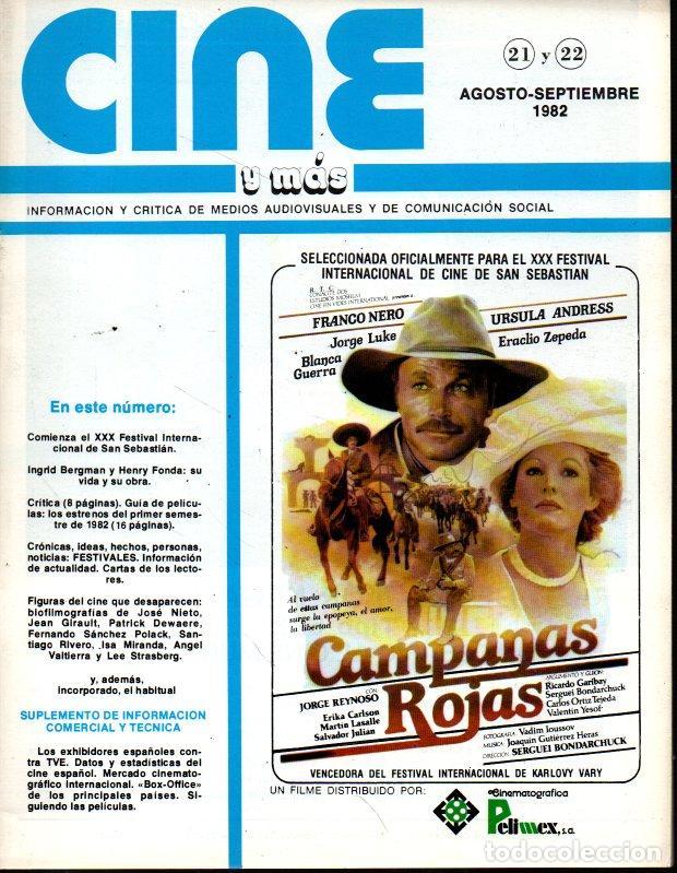 Gebrauchte B&uuml;cher: CINE Y MAS. N.21 Y 22. AGOSTO-SEPTIEMBRE 1982. - REVISTA.