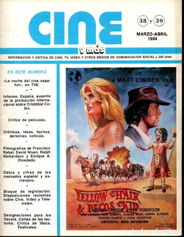 Gebrauchte B&uuml;cher: CINE Y MAS. N.38 Y 39. MARZO-ABRIL 1984. - REVISTA.