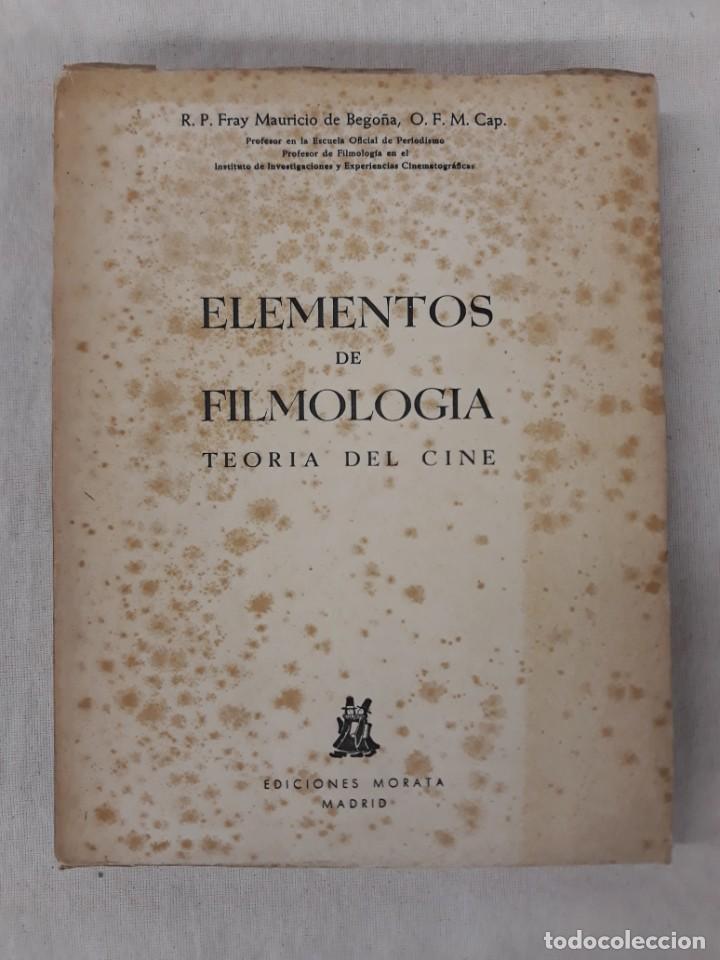 Libri di seconda mano: R.P. FRAY MAURICIO DE BEGO&Ntilde;A.ELEMENTOS DE FILMOLOG&Iacute;A. TEORIA DEL CINE