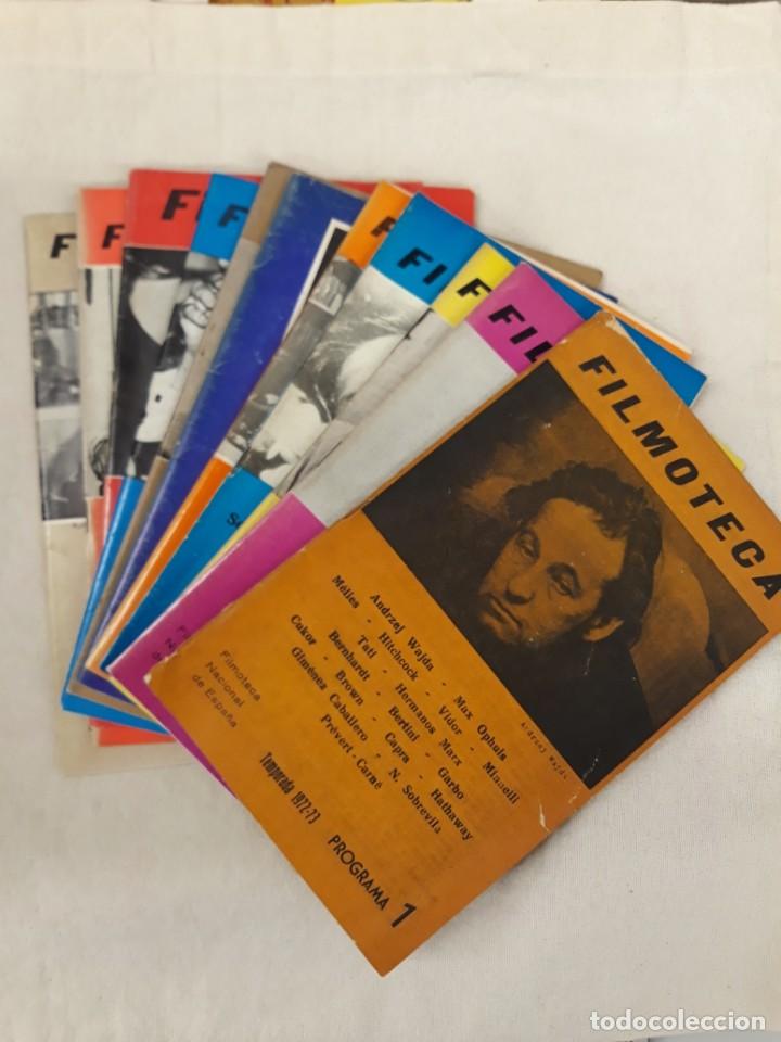Libri di seconda mano: LOTE DE 11REVISTAS FILMOTECA.TEMPORADA 1972-73