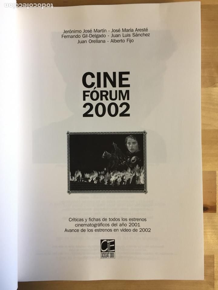 Libros de segunda mano: Cine F&oacute;rum 2002 - Jer&oacute;nimo Jos&eacute; Mart&iacute;n S&aacute;nchez - Foto 6