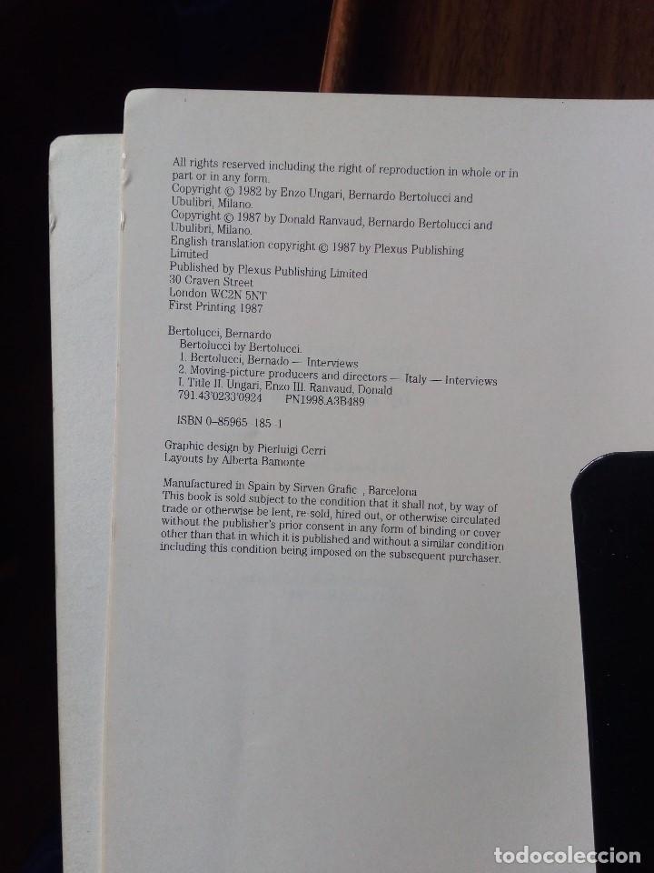 Libros de segunda mano: Donald Ranvaud / Enzo Ungari - Bertolucci by Bertolucci (en Ingl&eacute;s) - Foto 3