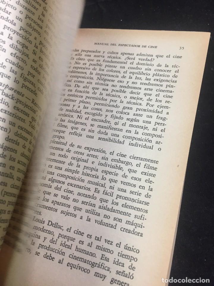 Libros de segunda mano: Manual del Espectador de Cine. Mauricio Rittner. Breviarios de información literaria Brújula 1967 - Foto 12 - 239684795