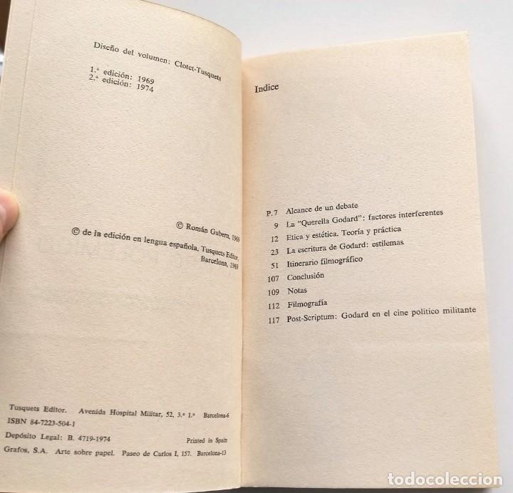 Libros de segunda mano: GODARD POL&Eacute;MICO. Roman Gubern - Foto 4