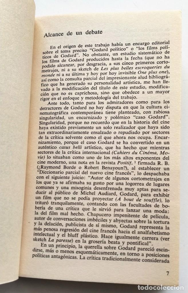 Libros de segunda mano: GODARD POL&Eacute;MICO. Roman Gubern - Foto 5