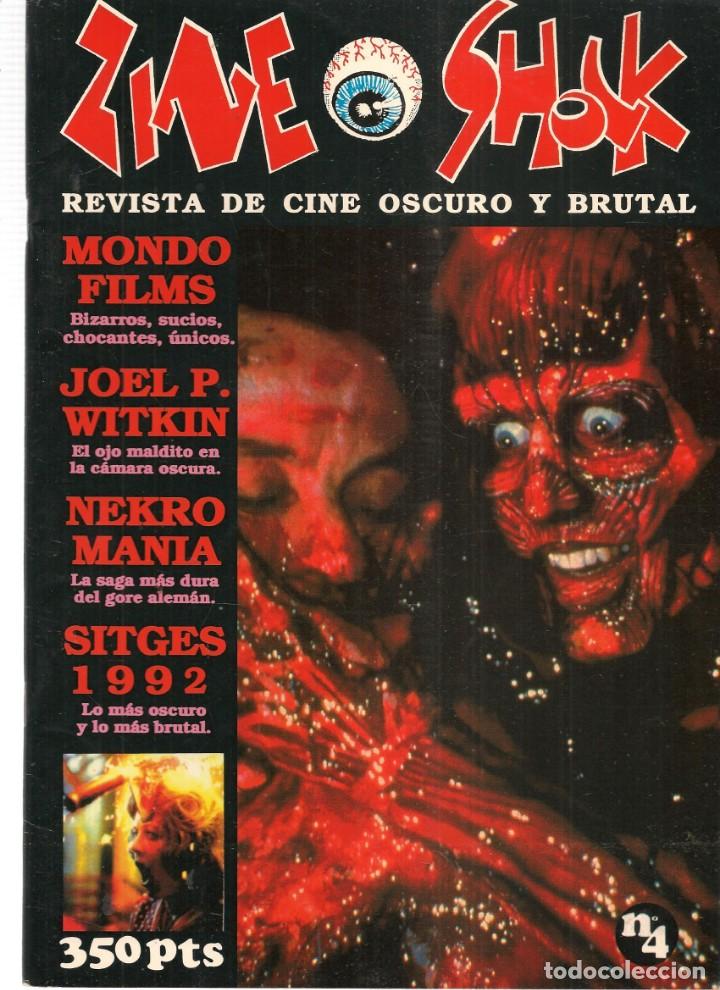 Libri di seconda mano: ZINE SHOCK. (ZINESHOCK). N&ordm; 4. REVISTA DE CINE OSCURO Y BRUTAL. SITGES, 1992. (T/19)