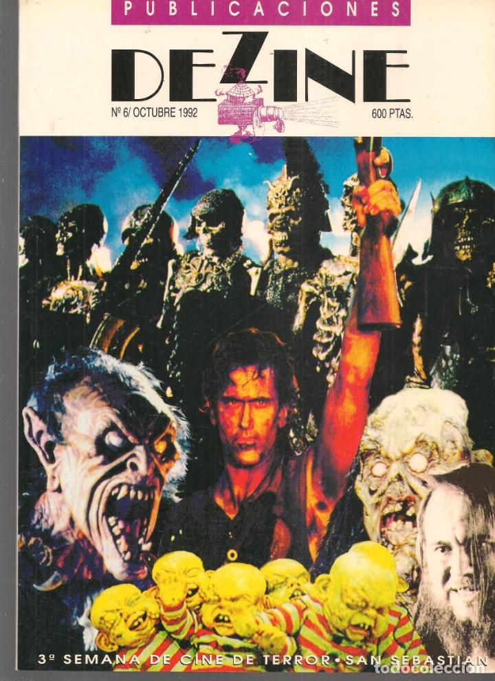Libros de segunda mano: PUBLICACIONES DEZINE. N&ordm; 6. 3&ordf;. SEMANA DE CINE DE TERROR. SAN SEBASTIAN. OCTUBRE 1992. (T/19)