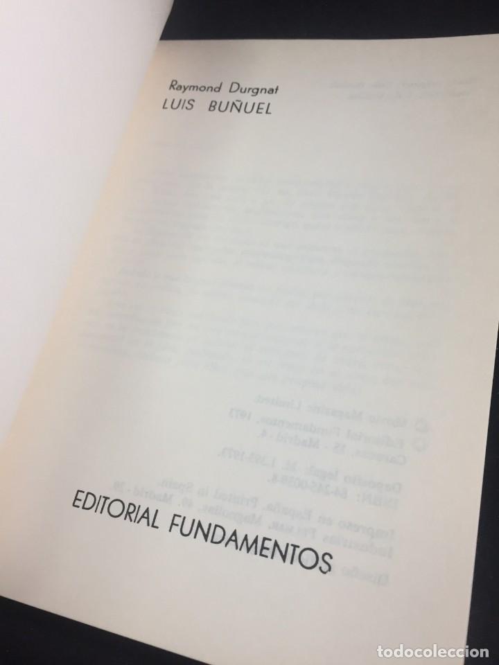 Libros de segunda mano: LUIS BUÑUEL. Raymond Durgnat. Editorial Fundamentos, 1973, con ilustraciones. - Foto 3 - 246997560