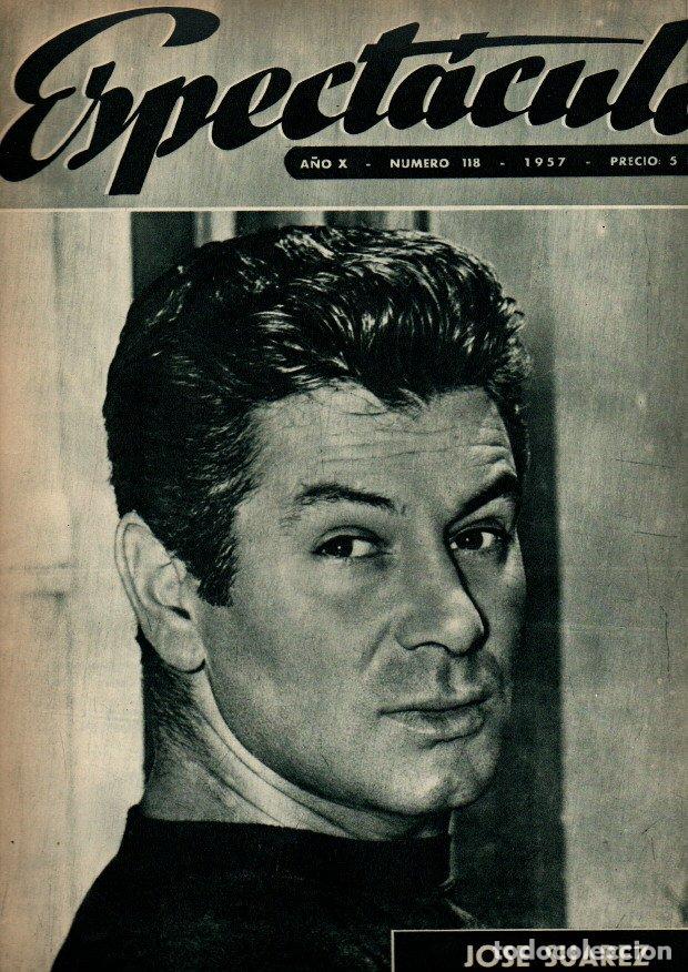 Livros em segunda m&atilde;o: ESPECTACULO. REVISTA DEL SINDICATO NACIONAL. A&Ntilde;O X. NUMERO 118. JUNIO-JULIO. 1957. (NUMERO 71 DE LA