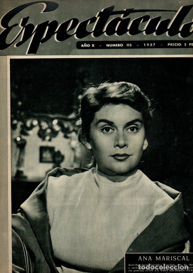 Livros em segunda m&atilde;o: ESPECTACULO. REVISTA DEL SINDICATO NACIONAL. A&Ntilde;O X. NUMERO 115. MARZO. 1957. (NUMERO 67 DE LA NUEVA